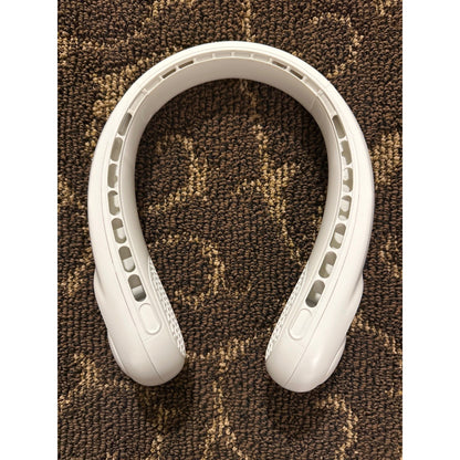 S9 Rechargeable Bladeless White Neck Fan Lightweight Cooling