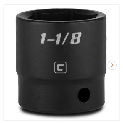 Capri Tools 1/2 In Drive 1-1/8 In 6-Point Shallow Socket
