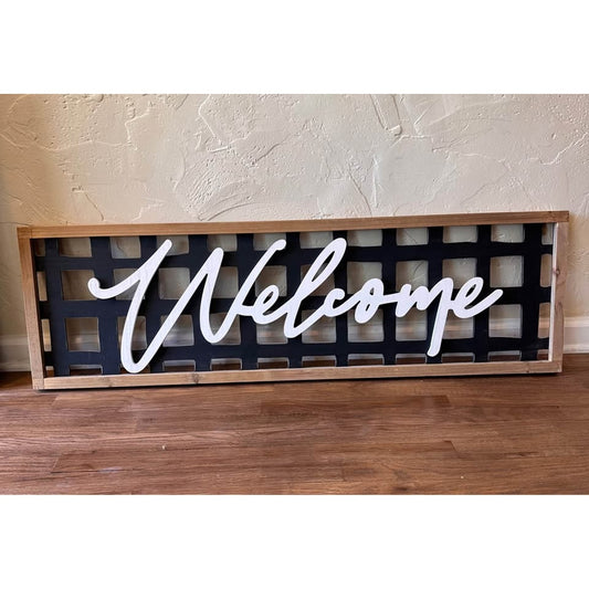 Welcome sign