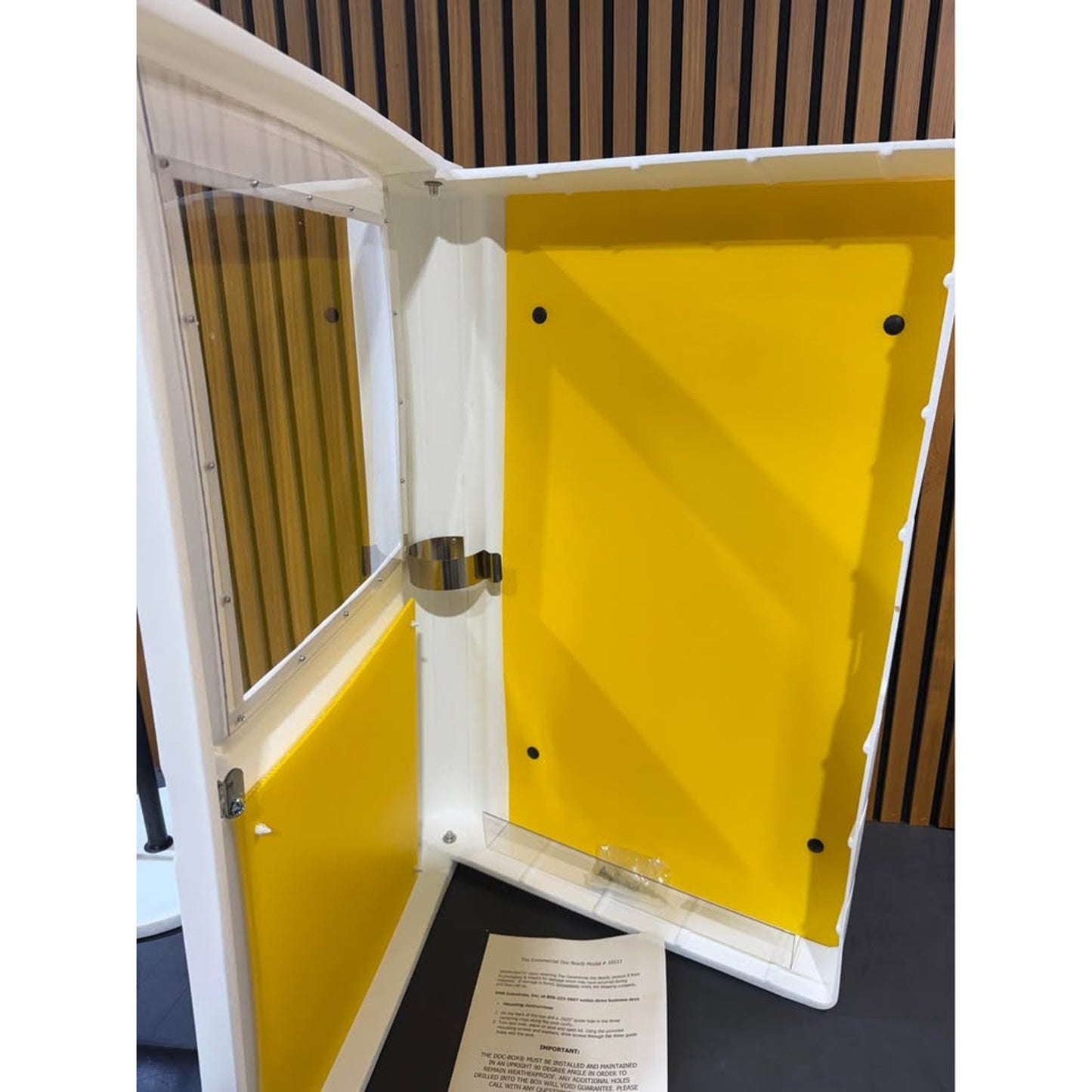 DOC-BOX 25 in. x 36 in. x 6.5 in. Outdoor/Indoor Commercial Posting Permit Box Unit