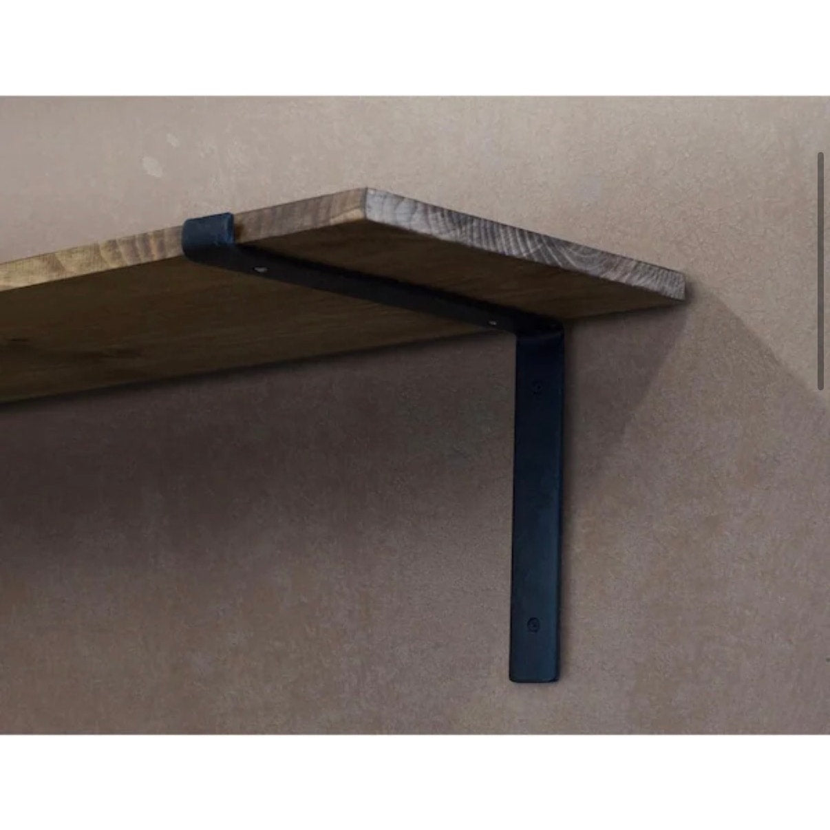 Crates & Pallet 12 in Black Steel Shelf Bracket New