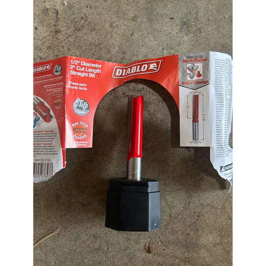 Diablo 1/2”x2” Carbide Straight Router Bit