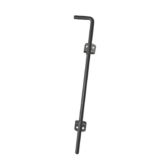 NUVO IRON 18 in. Black Cane Bolt (Hardware Included)