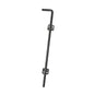 NUVO IRON 18 in. Black Cane Bolt (Hardware Included)