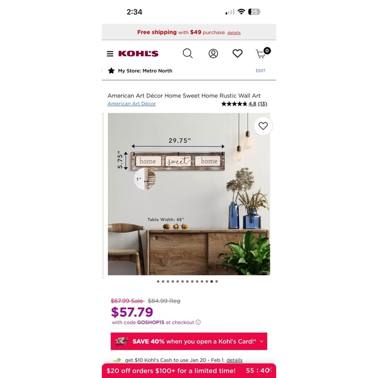Home sweet home decor