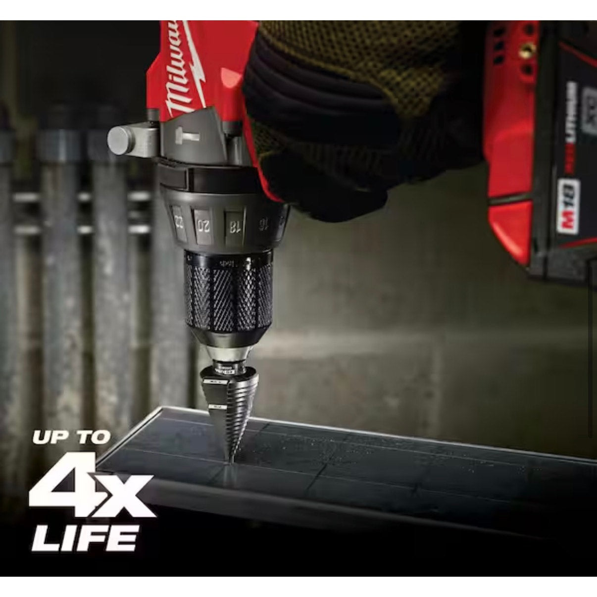 Milwaukee Black Oxide Step Drill Bit Open Box New