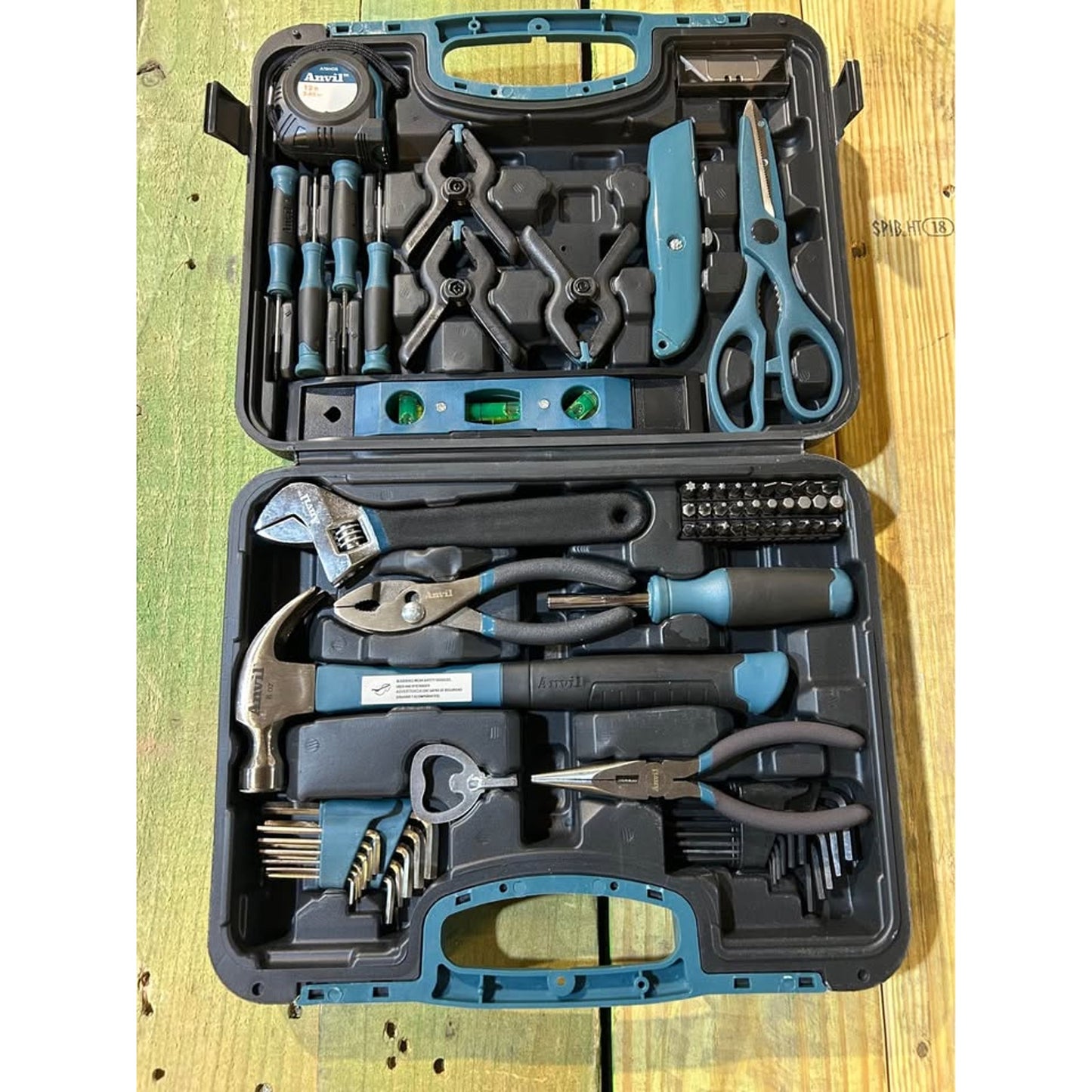 Anvil 76-Piece SAE and Metric Homeowners Tool Kit with Case