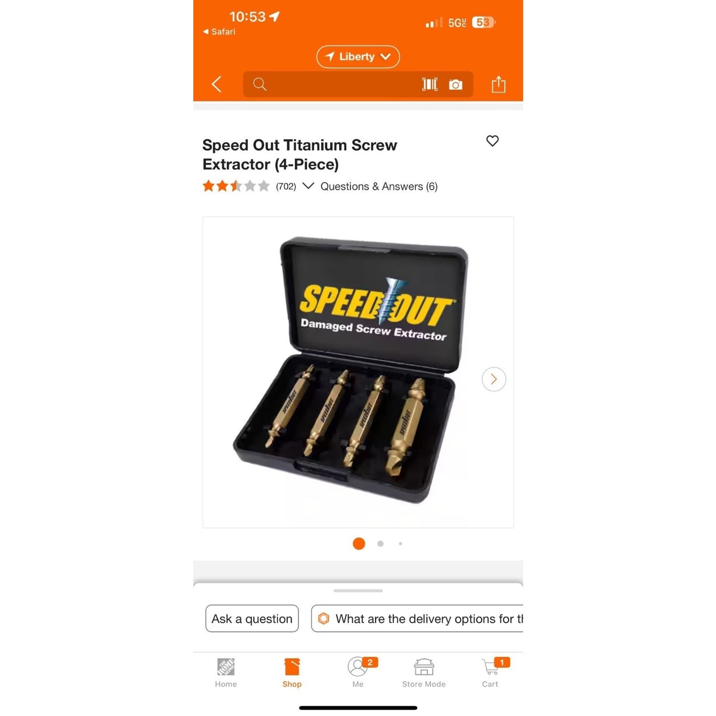Speed Out Titanium Screw Extractor Set With Case (4-Piece)