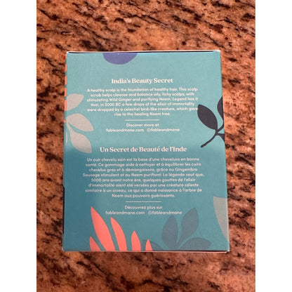 Fable & Mane wild ginger purifying scrub