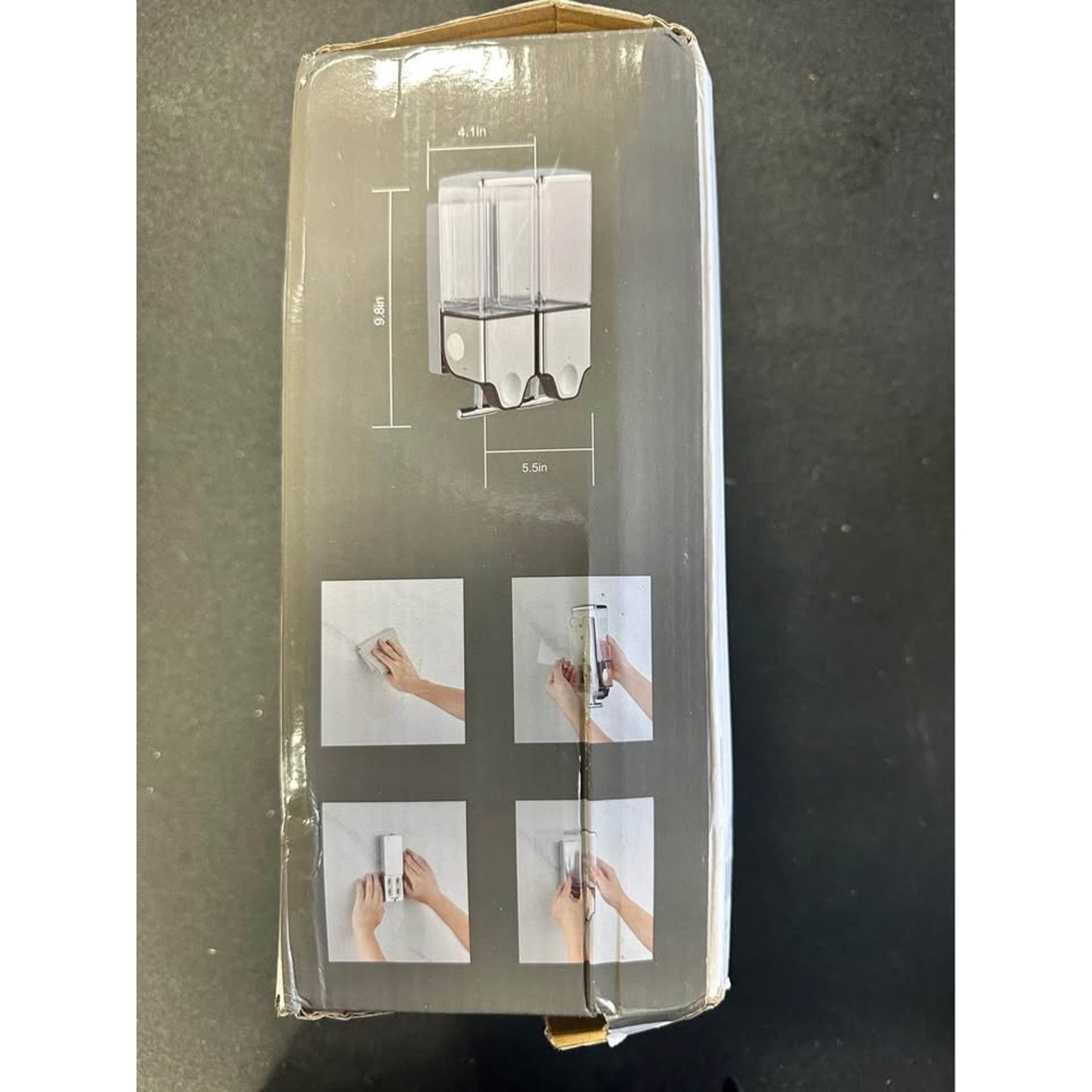 2-in-1 Quadrate Dispensers for The Shower