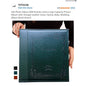 Vintage Leather 4x6 Photo Album 600 Pockets Family Wedding Dark Green