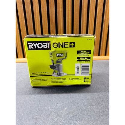 RYOBI 18V Compact Fixed Base Router Used Excellent