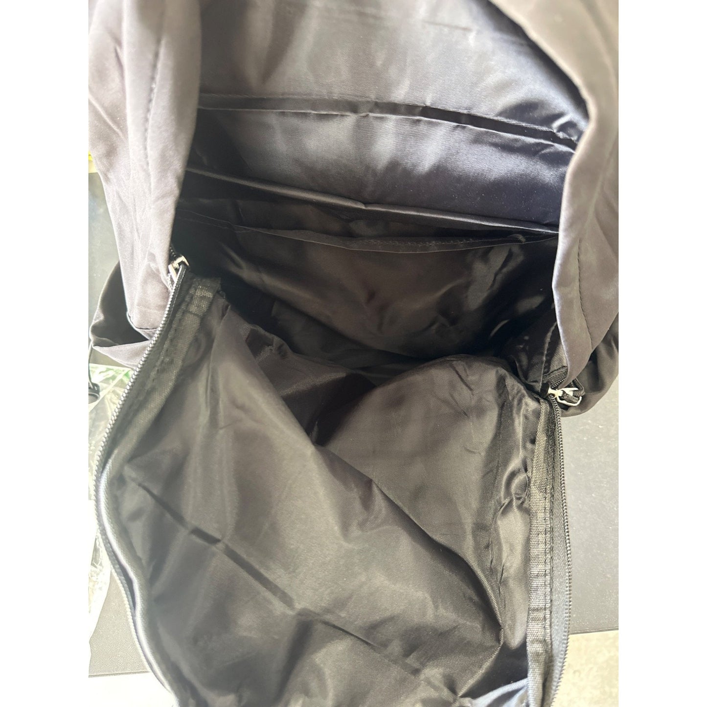 Black Waterproof Nylon Lightweight School Backpack For Boys & Girls