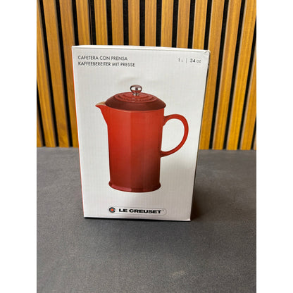 Le Creuset French Press 34 oz Grey