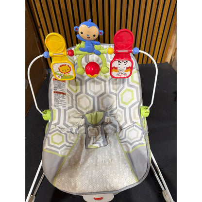 Fisher-Price Infant Baby Bouncer Seat with Toy Bar and Vibrate Function