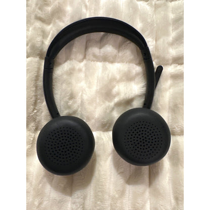Wireless Bluetooth 5.4 Headset With Noise Canceling Mic USB Dongle Spin-To-Mute