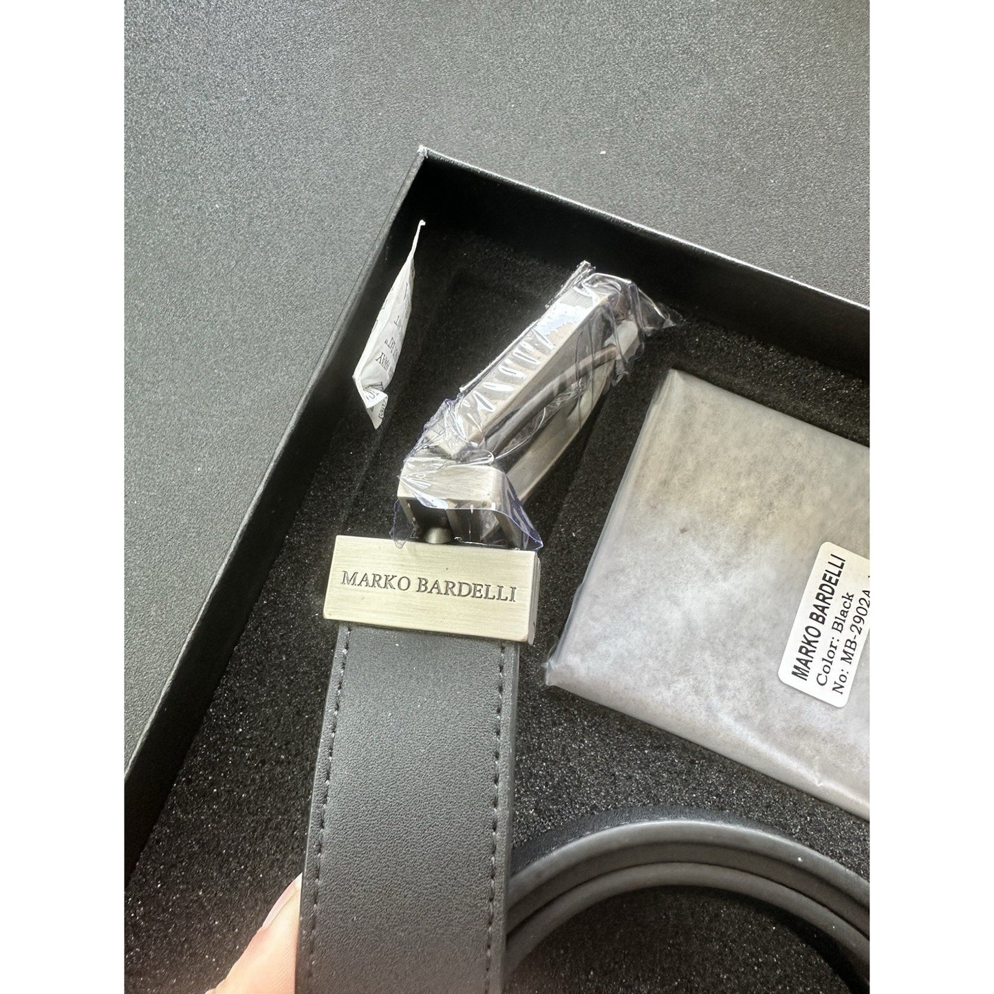 Marko Bardelli Belt/ Wallet Gift Set Belt Size 34"-38" - New!