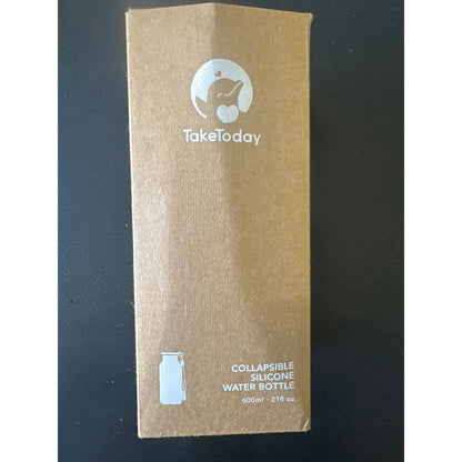 TakeToday Collapsible Leak-Proof Silicone Water Bottle 20 Oz BPA Free