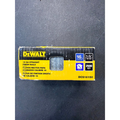 DEWALT 1.5 in 16 Gauge Straight Nails Open Box