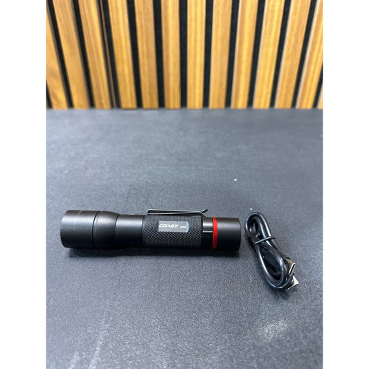 Coast HX6R Rechargeable Flashlight 800 Lumens Focusing Beam Compact Design