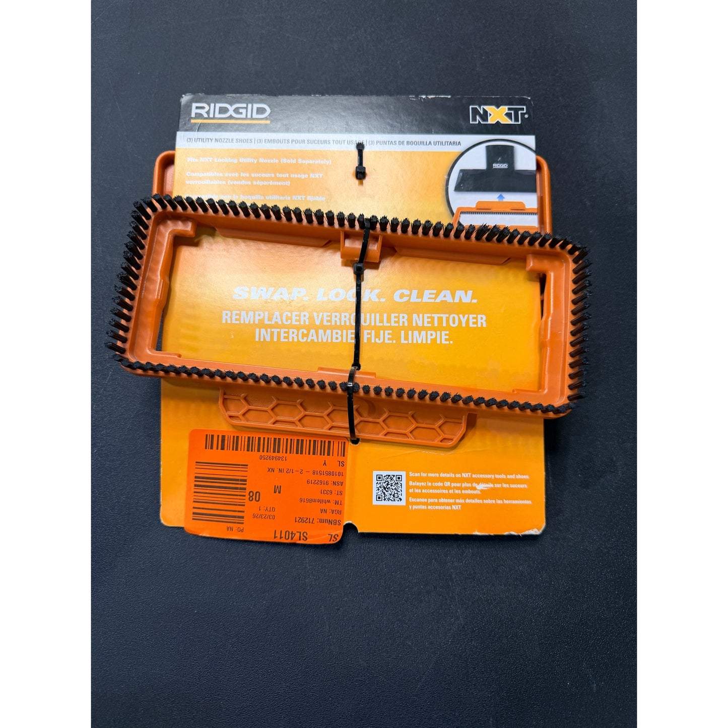 RIDGID NXT Utility Nozzle Shoe Kit Missing Soft Rubber Shoe